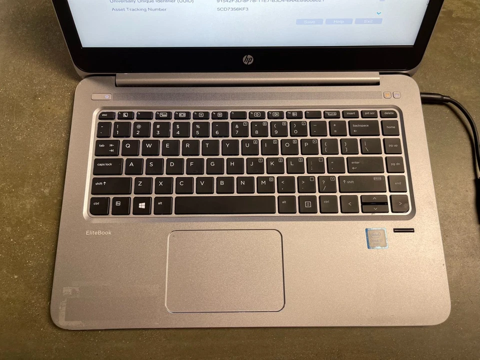 LOTX4 HP EliteBook Folio 1040 G3 14" i7-6500U 8GB RAM Laptop PANTALLA PLACA BASE Foto 4 de 4