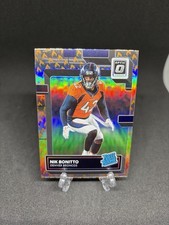 Nik Bonitto 2022 Optic Rated Rookie Fire Emoji Prizm RC #270 BRONCOS