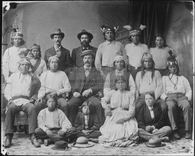 APACHE DELEGATION NATIVE AMERICANS WASHINGTON DC 1900 8X10 PHOTO