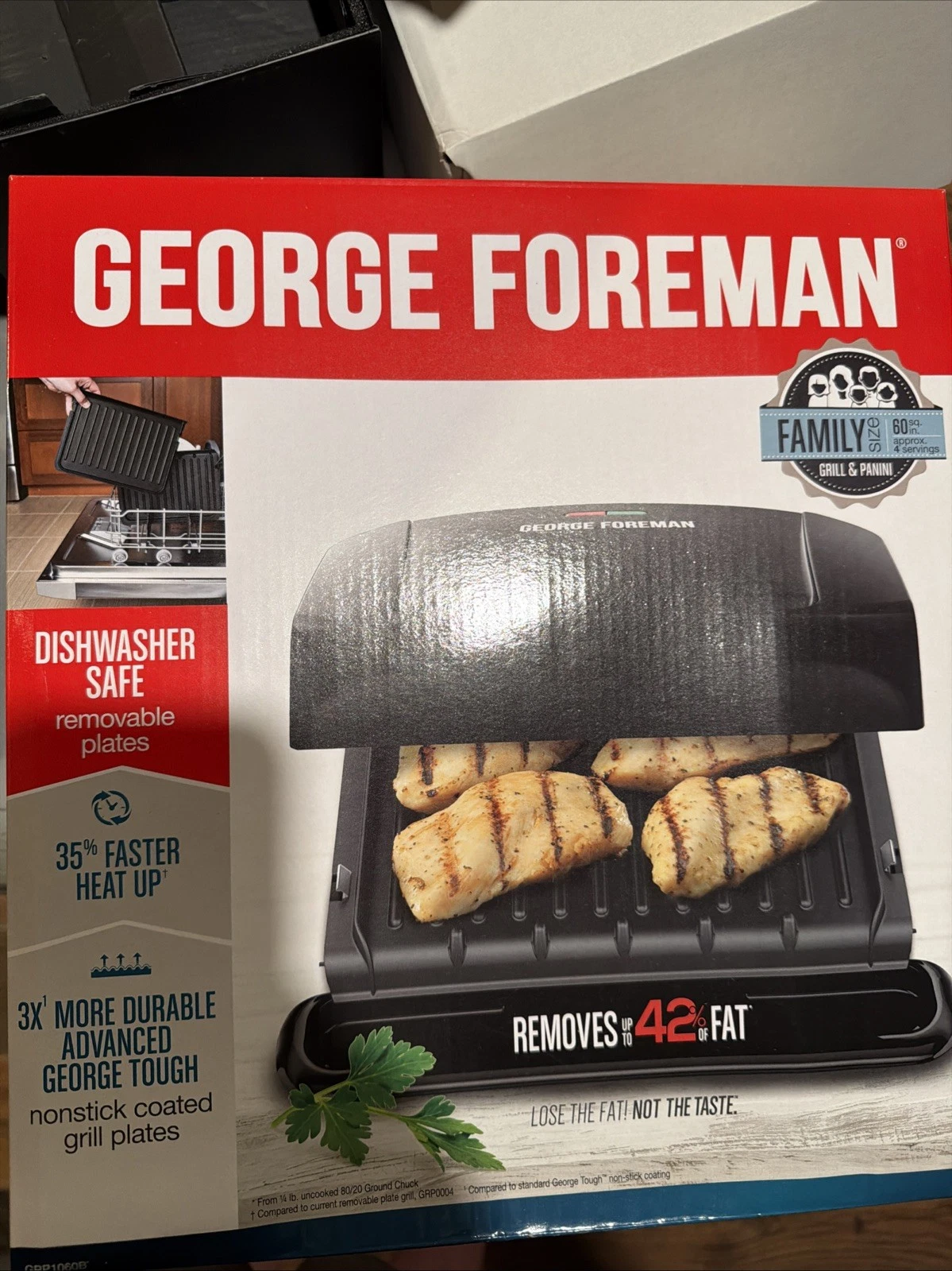 George Foreman Family Size Grill & Panini
Opens in a new window or tab