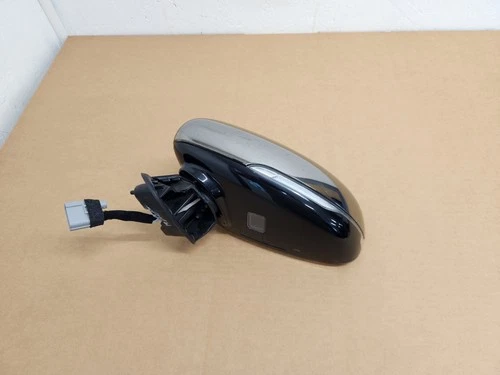 2018-2023 Kia Stinger Door Mirror Left LH Black Chrome w/ Blind Spot OEM #C402