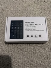 Foloda Wireless Number Pads Numeric Keypad Numpad 22 Keys Portable 2.4 GHz NEW