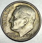 1962-D Roosevelt Dime - Circulated Condition - 90% Silver - US Coin - 3076