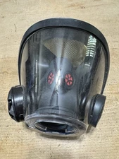 Scott AV-3000 HT Fire Fighter SCBA Mask Amp Bracket SIZE: Medium 4-pt harness DG