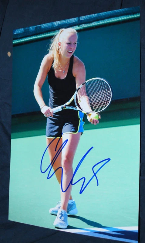 Caroline Wozniacki Tennis Autographed Photos for sale | eBay
