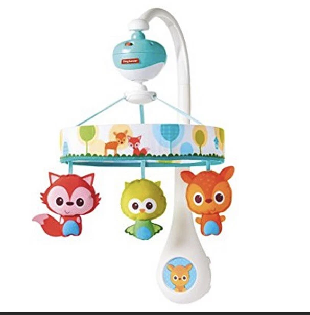 Nuby little fox cot cheap mobile