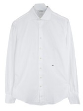 Suitsupply Extra Slim Fit Formal Shirt Mens Large Cutaway Neck Buttoned White