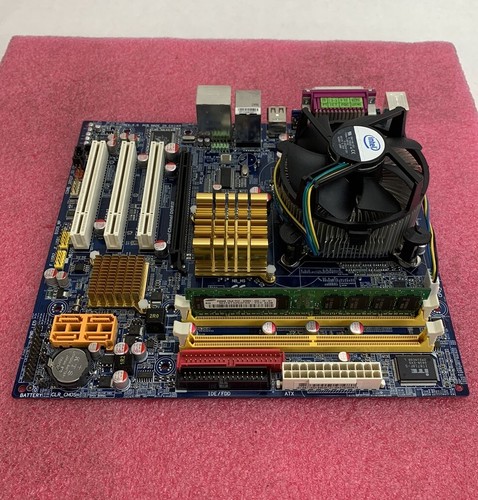 Gigabyte 945GME-DS2 Motherboard Intel Core 2 Duo 6420 2.13GHz 256MB RAM - Bild 3 von 10