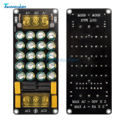 10A DC Full Bridge Dual Power Supply Rectifier Filter Power Amplifier Board