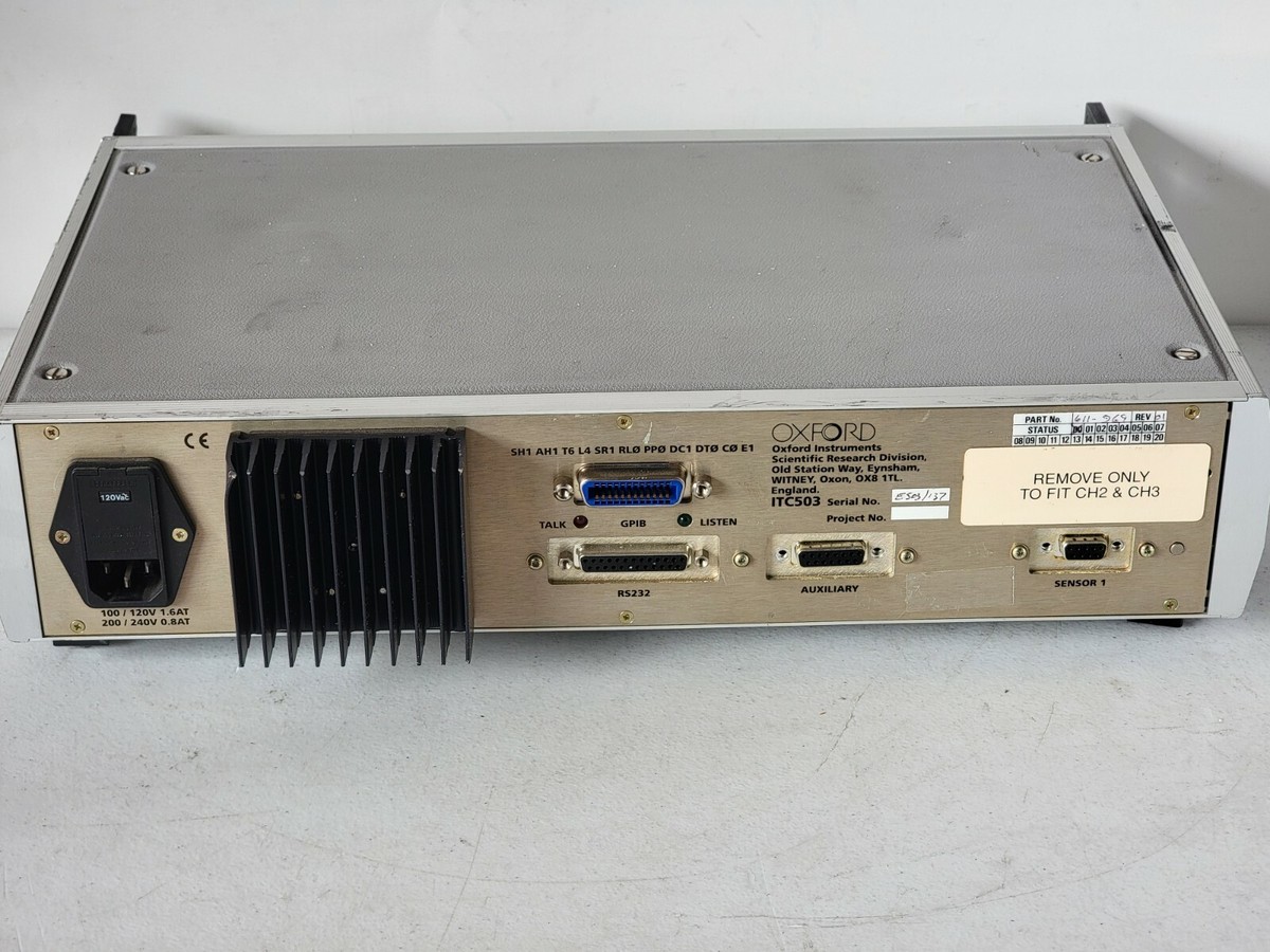 Oxford ITC503 Intelligent Temperature Controller for Oxford ITC503 Intelligent Temperature Controller for