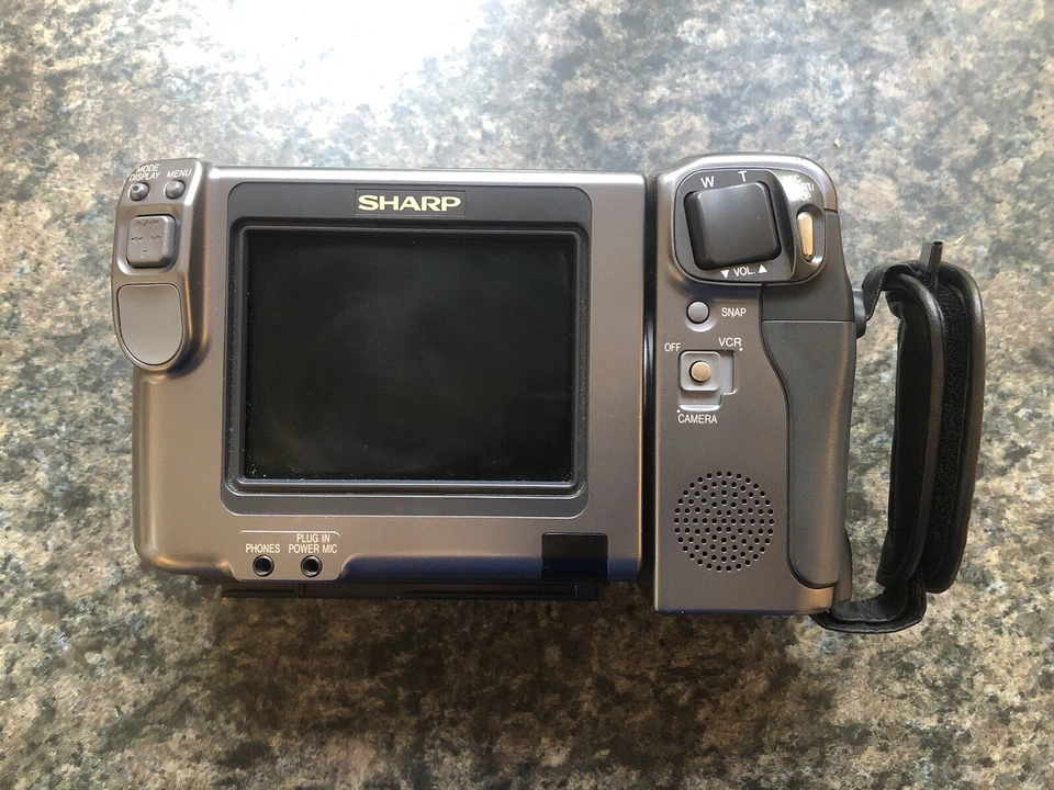 Sharp Hi8 Viewcam Hi-Fi 30X Zoom VL-H520U Camcorder Video Camera w Case Bundle - Image 3 of 4