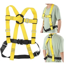 Camnal Half Body Safety Harness Fall Arrest Climbing Equipment Protective Rope