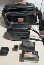Panasonic Palmcorder IQ PV-IQ203D vintage camera camcorder with batteries READ