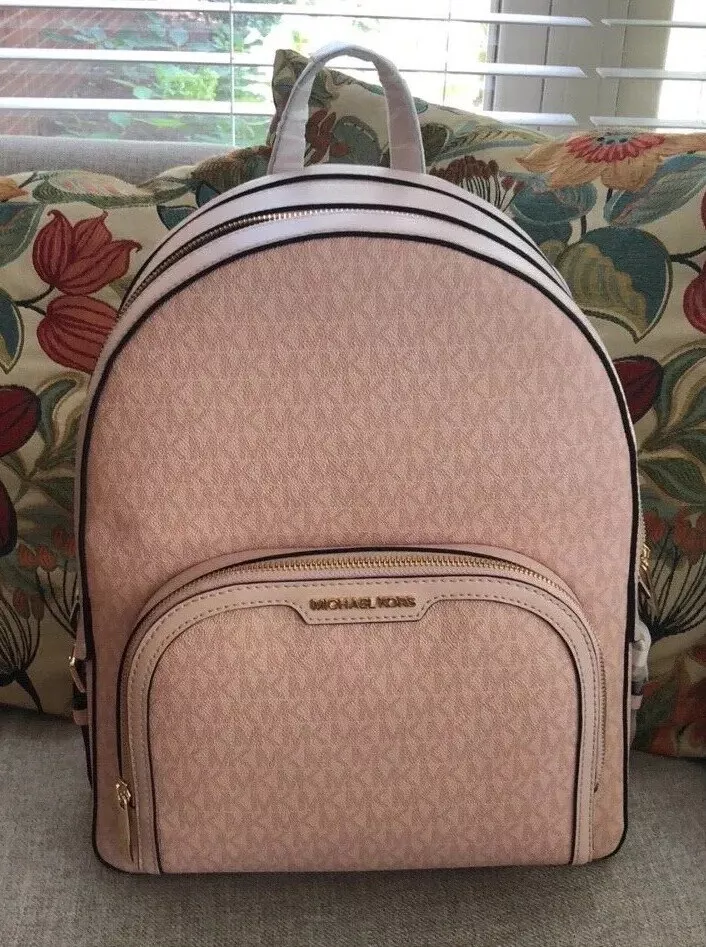 pink michael kors backpack