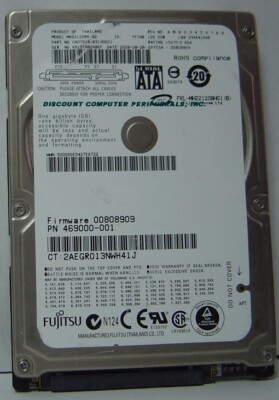 Fujitsu 160GB 2.5'' SATA 9.5mm MHZ2160BJ Hard Drive Tested Good Our Drives Work