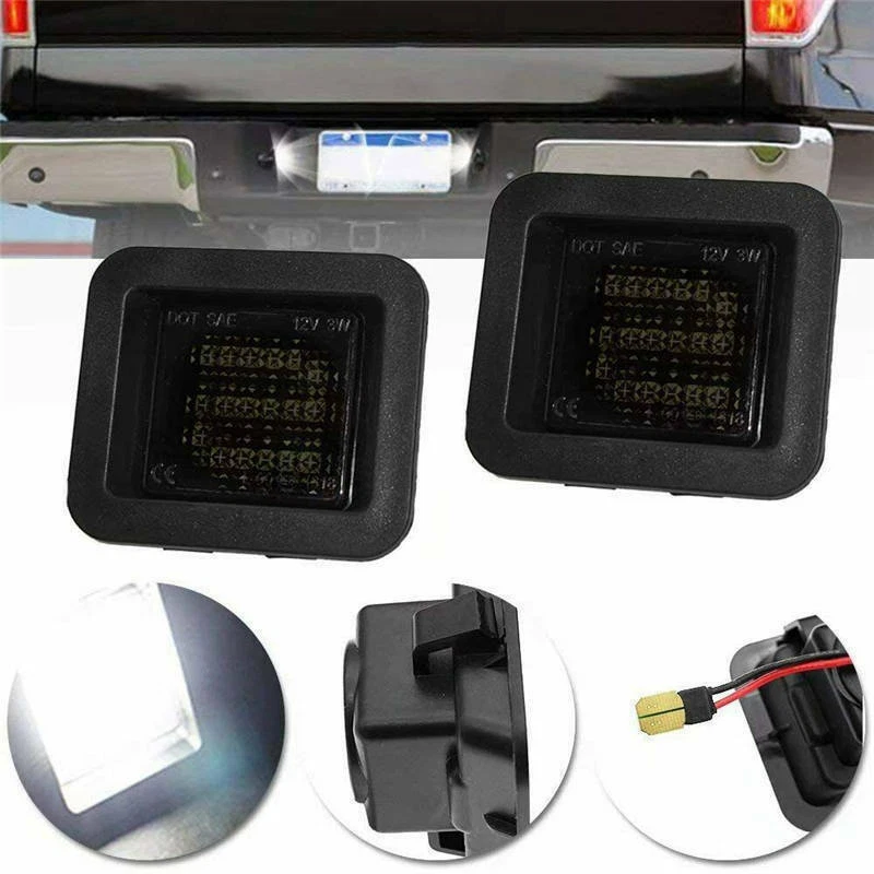 2 светодиодные лампы для номерного знака для Ford F150 2015 2016 2017 2018 2019 годов выпуска - Изображение 3 из 4