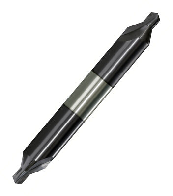 Double End USA #1 60 Degree TiN Carbide Center Drill .047/" Point, .125/" Body