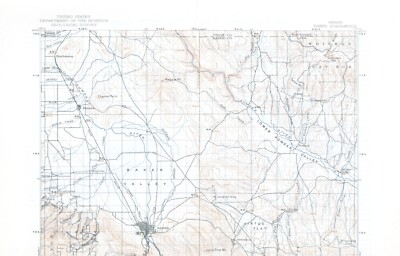 Baker Quadrangle Oregon 1901 Topo Map USGS 1:125,000 Scale 30 Minute Topographic