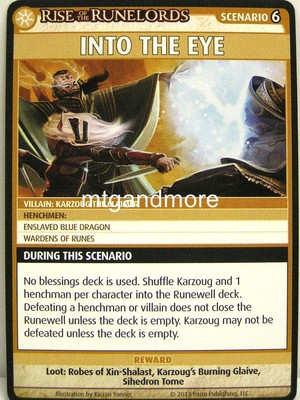 Pathfinder Adventure Card Game - 1x Into the Eye - Spires of Xin Shalast