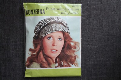 Vintage Konzerna Feinstrumpfhose Gr. 42-44 Puder 20 den Hochelastisch Neu OVP