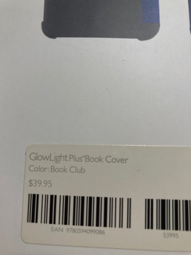 New! Nook Glowlight Plus Book Cover with Tab 7.8” Book Club Design RETAIL $39 - Picture 3 of 3