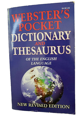 Webster's Pocket Dictionary and Thesaurus of the English Language 2015 Paperback