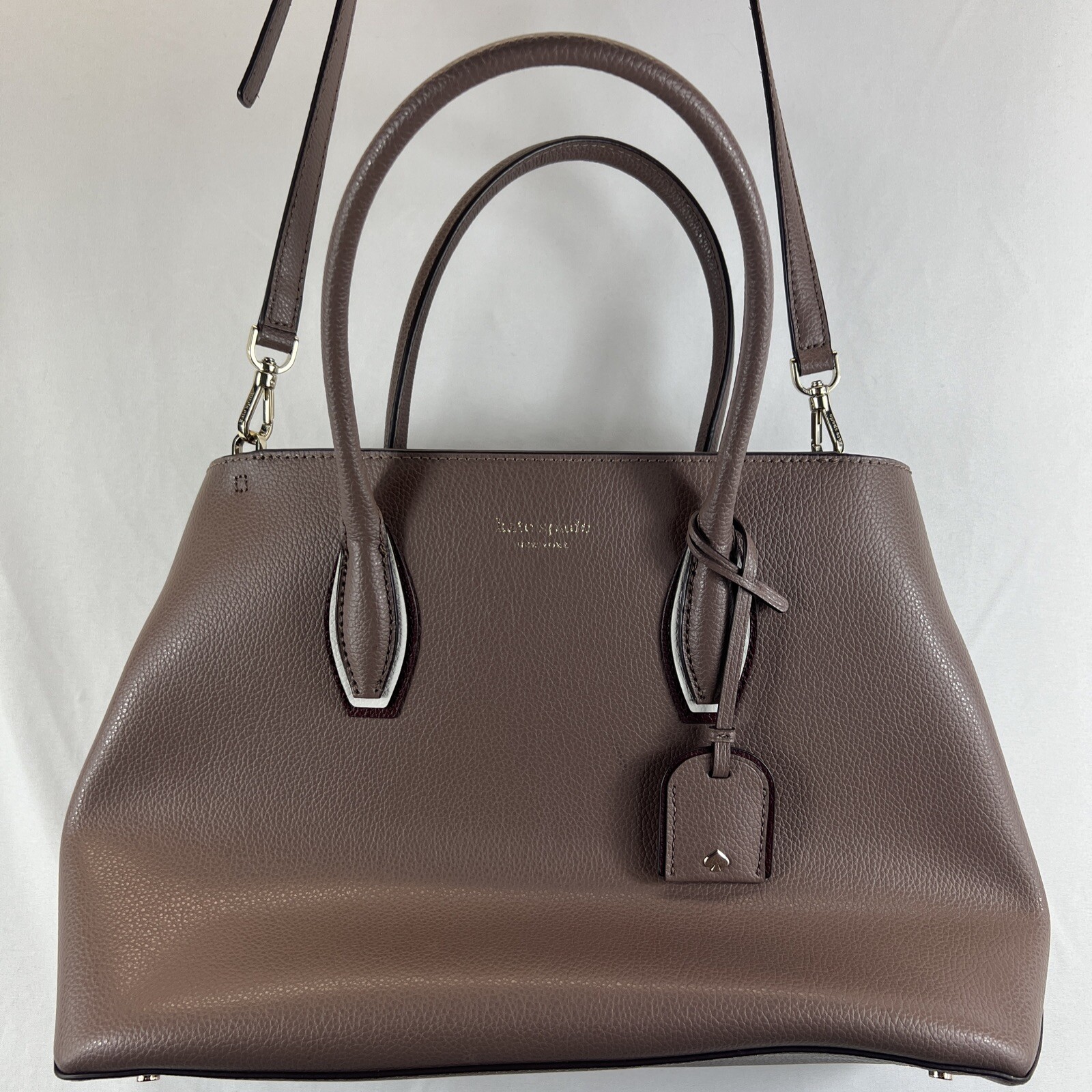 Kate Spade Solid Brown Double & Adjustable Should… - image 3