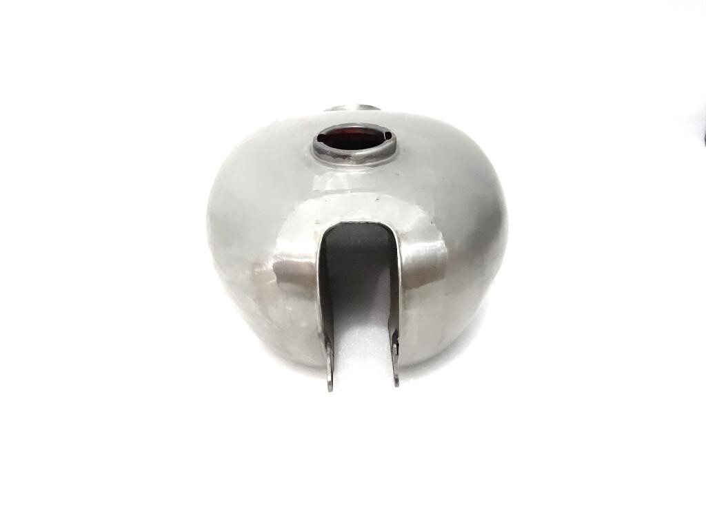 Horex Regina Chrome Red Paint Steel Fuel Tank (Small Version
