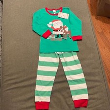 Santa  s Little Helper size 4-5 years Christmas pajamas NWT