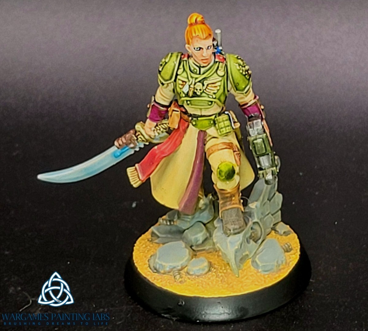 Painted Capitan Minka lesk Hell