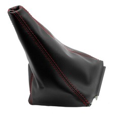 Fits 03-06 Jeep Wrangler Synthetic Leather Manual Shift Boot Red Stitch Fits 03-06 Jeep Wrangler Synthetic Leather Manual Shift Boot Red Stitch
