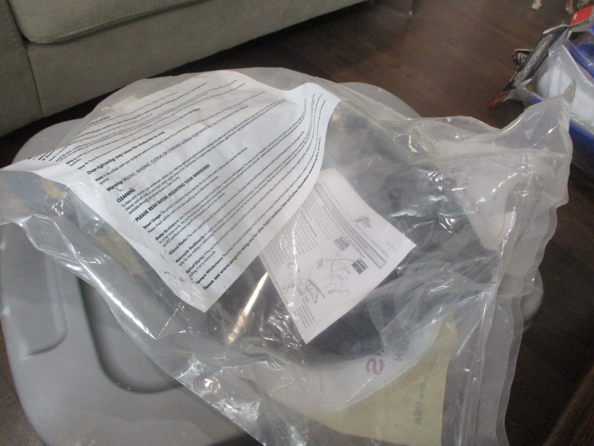 竹子31 NOS Zero Gravity Kawasaki Dark Smoke DB Windscreen 2006-2007