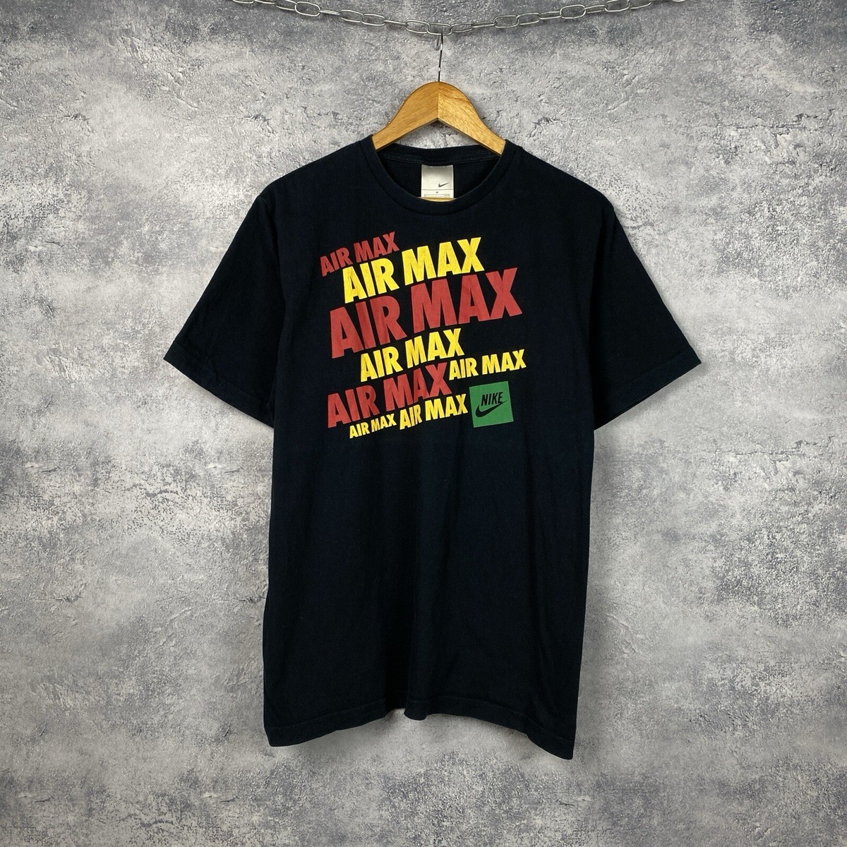 nike air max t shirt black