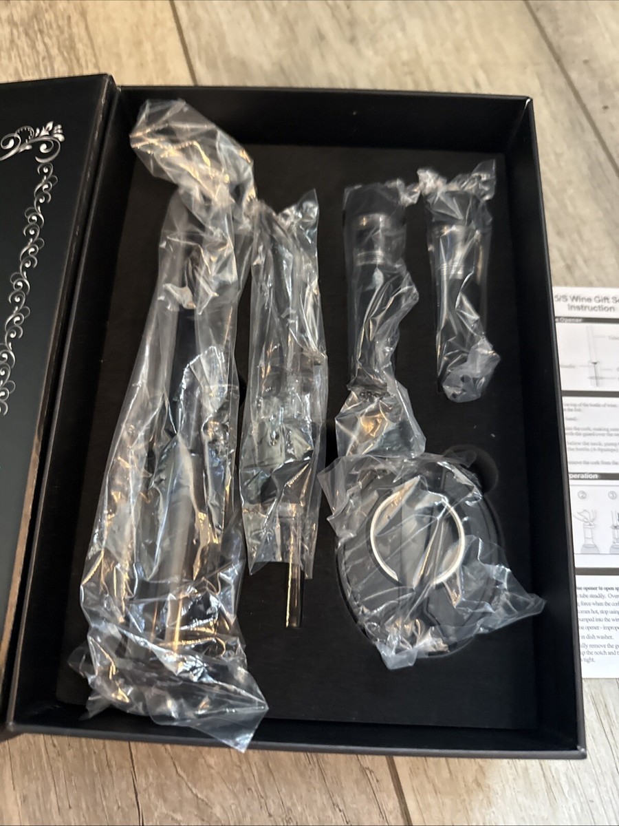 Le Zarrie Air Pressure Wine Opener Gift Set -nib | eBay