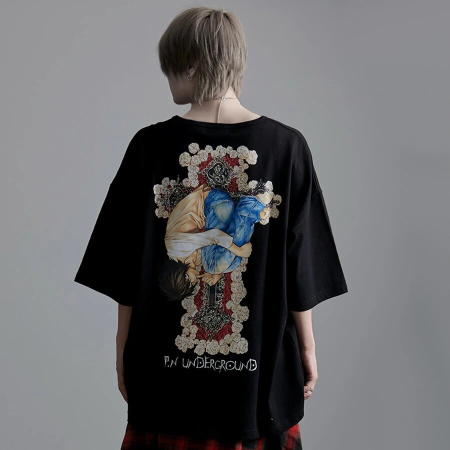 DEATH NOTE L T-shirt Black Unisex P.N UNDERGROUND Japan