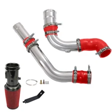Turbo Intercooler Pipe Kit + Cold Air Intake Fit For 11-16 Ford 6.7L Powerstroke