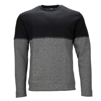 Adidas Golf Fleece Adicross Crew Pullover, schwarz/grau, NEU