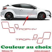 Satz Aufkleber Trophäe - Unter- Kasten Clio Rs Gt Megane Decals Renault Sport -