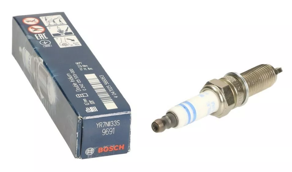 Nuevo Juego de 3 Bujías Doble Iridio Bosch para Smart Fortwo 2011-2015 1.0L L3 Foto 3 de 4