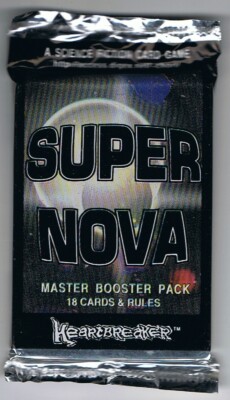 SUPER NOVA CARD GAME * 1 Master Booster 1st Edition English * OVP * ab 13 J.