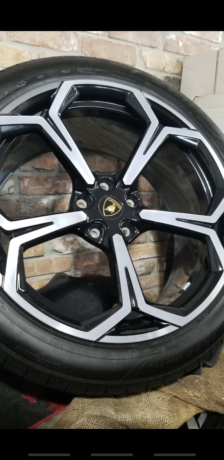 22" LAMBORGHINI URUS FORGED WHEELS PZERO TIRES NEW TAKE OFFS