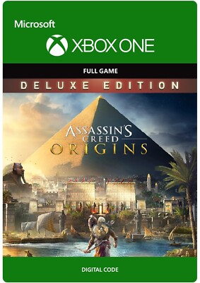 Assassin S Creed Origins Deluxe Edition Microsoft Xbox One Digital Code Ebay