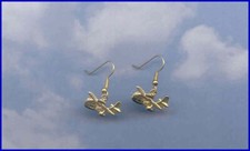Seabee Earrings Aircraft Airplane 99's Aviatrix Made in the USA