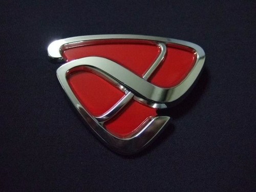 MAZDA RX7 RX-7 FD FC OEM GENUINO DELANTERO Y TRASERO ROJO Efini EMBLEMA INSIGNIA 2PCS SET - Imagen 1 de 5