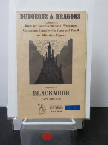 G331 Dungeons & Dragons Supplement II Blackmoor First Print Arneson - Picture 1 of 11