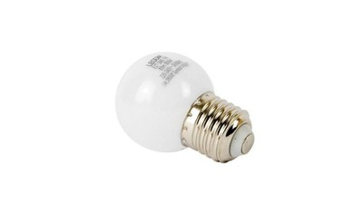 5907777470317 Żarówka LED LEDOM E27 1W 3000K barwa ciepła 80lm 230V G45 LED line