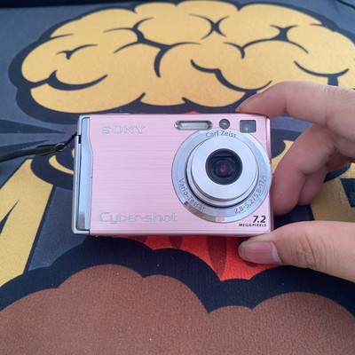 Sony Cyber-shot DSC-W80 Digital Camera 7.2MP 3X Zoom Pink 85%New