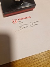 Service Stamp Honda Specialist