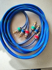 ProFlex High Performance Component Audio Video Interconnects RCA 6 ft Blue Cable