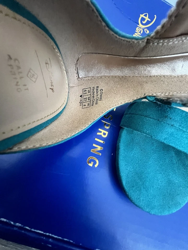 Disney X ALADDIN CALL IT SPRING Size 6.5 Green / Gold - Image 2 of 4